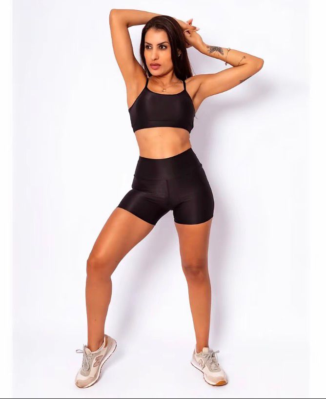Conjunto de Academia Meia-Coxa