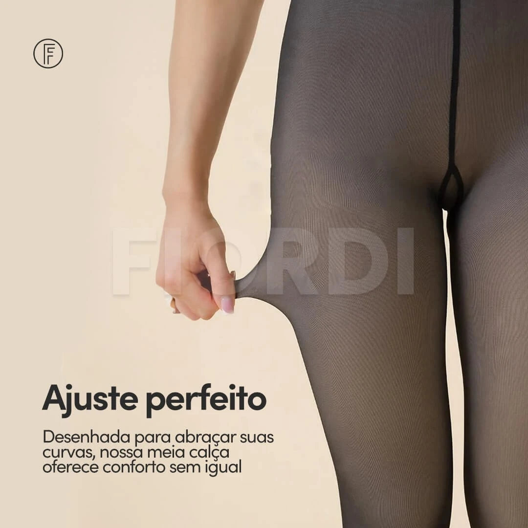 KIT 2 Meia-Calça Peluciada com Lã
